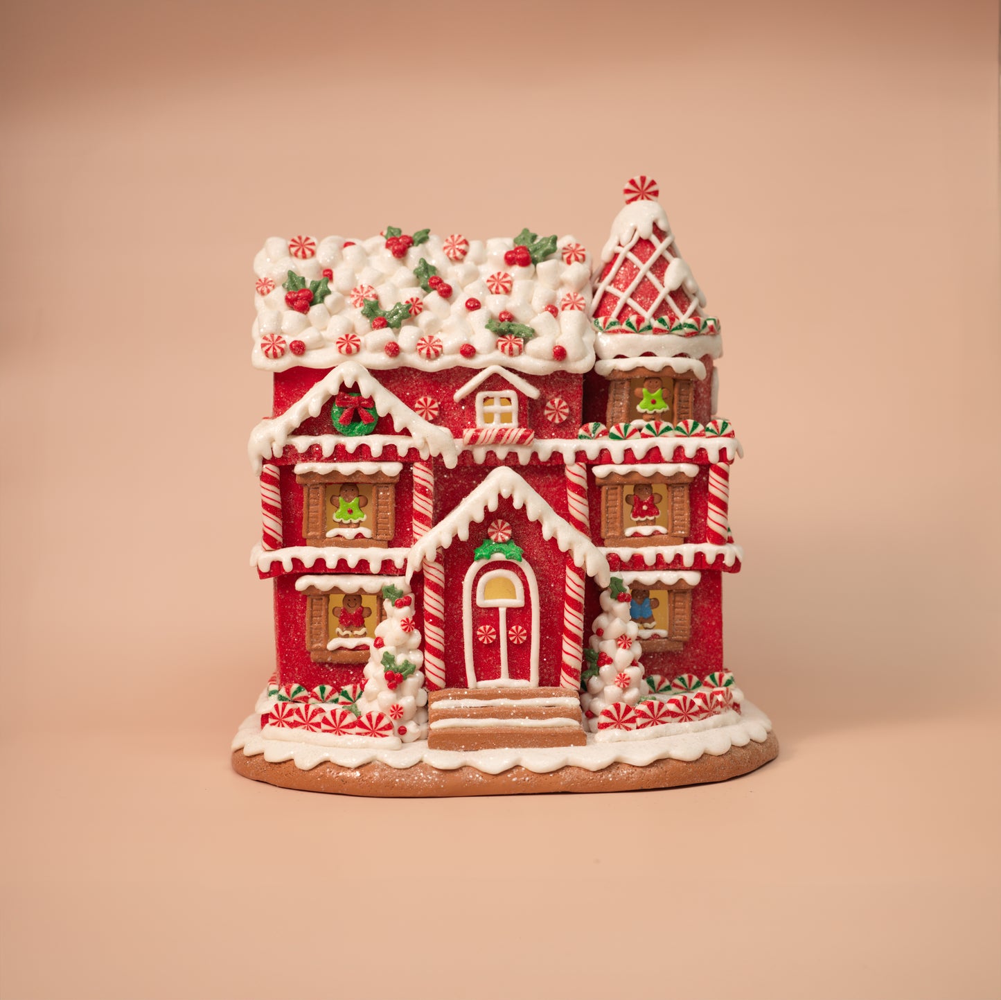 Grand Gingerbread Mansion Light-Up Decoration