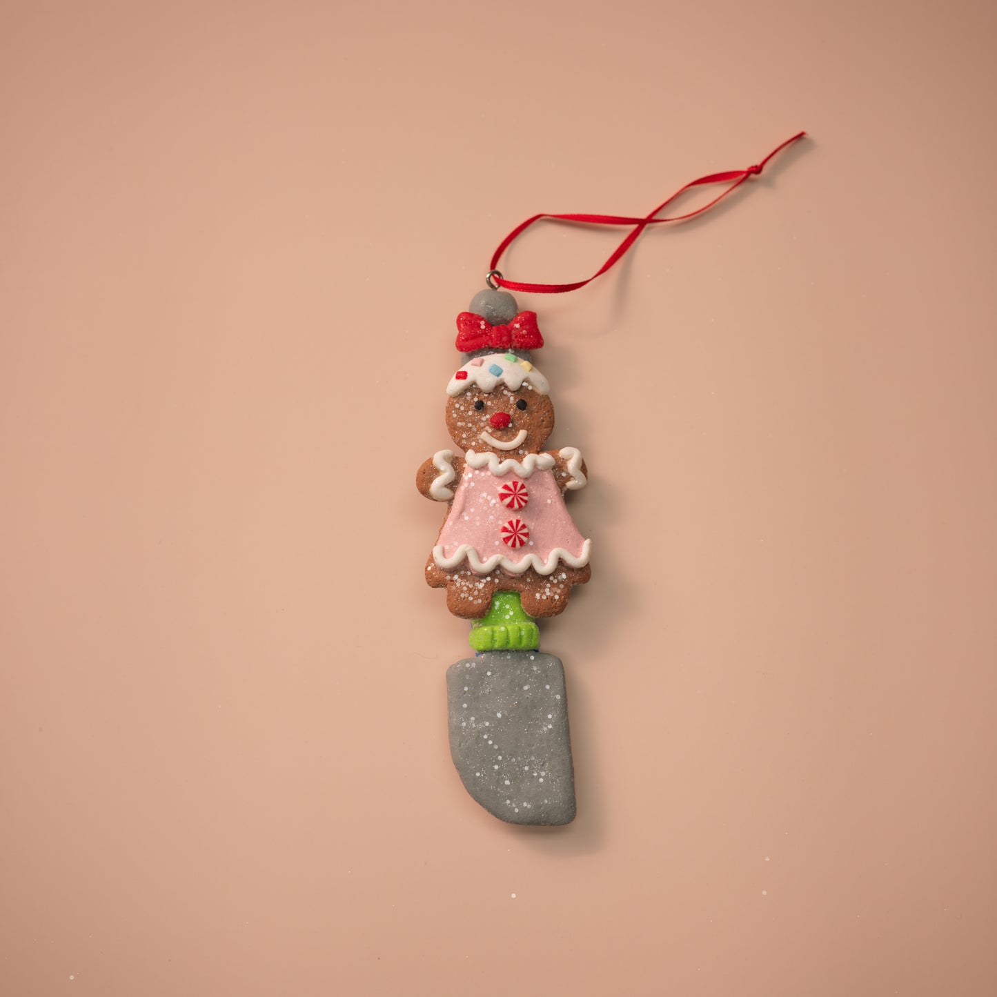 Gingerbread Chef Ornaments with Whisk & Spatula
