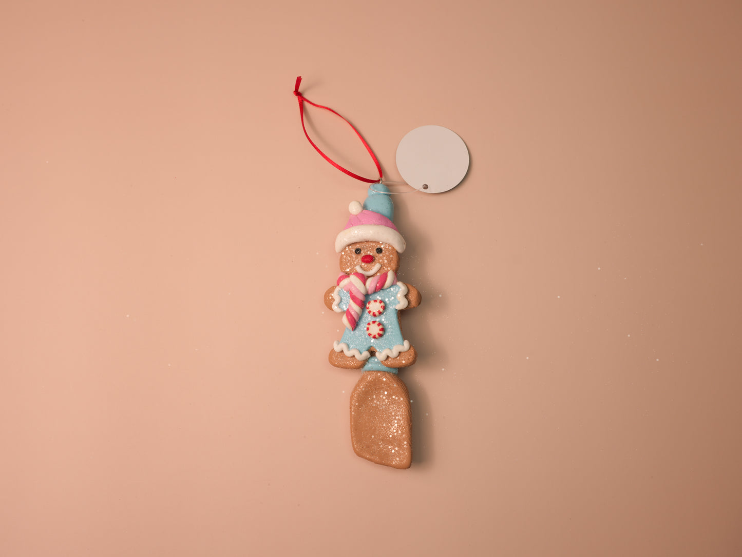 Gingerbread Pastel Kitchen Tool Ornaments