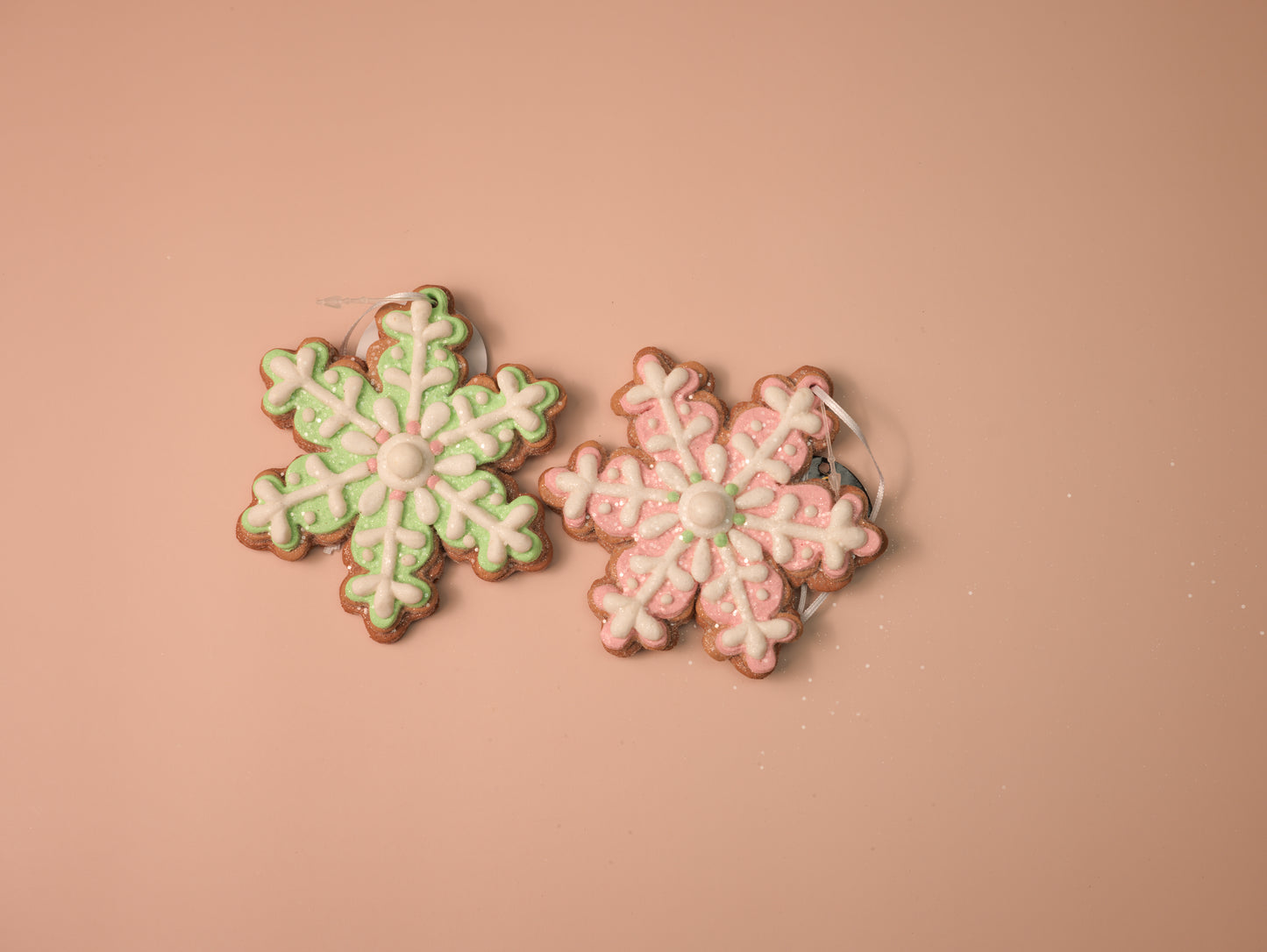 Pastel Snowflakes Ornaments