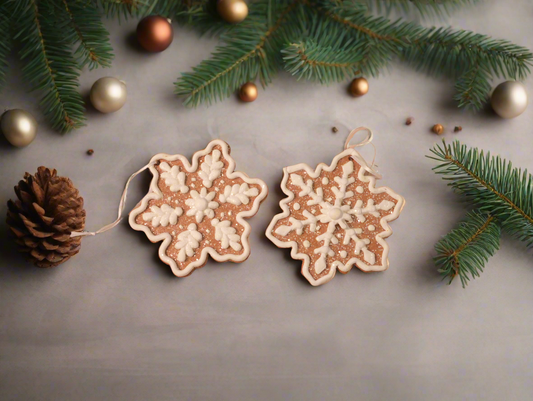 White Snowflakes Ornaments