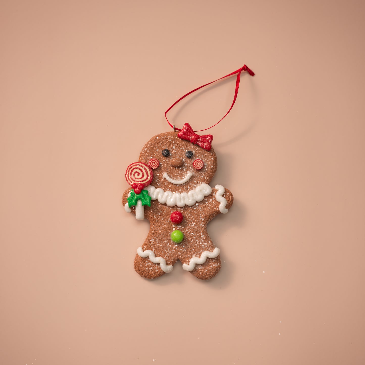 Candy Gingerbread People Ornaments