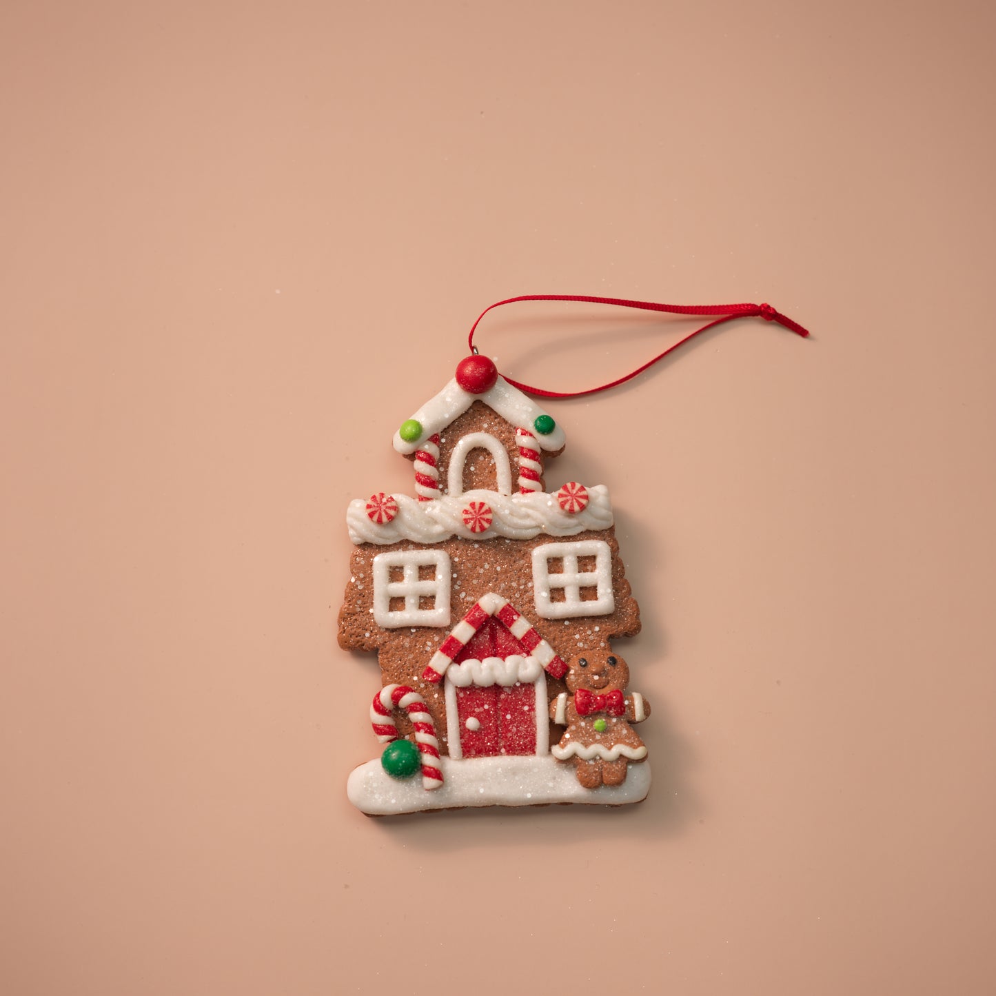 Gingerbread House Ornaments with Gingerbread People