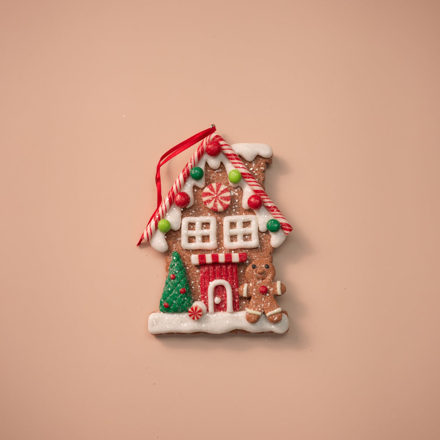 Gingerbread House Ornaments with Gingerbread People
