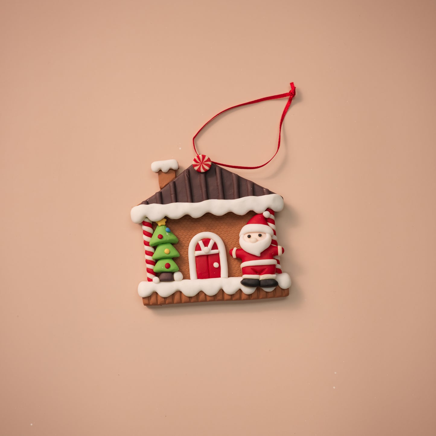 Santa & Friends Christmas House Ornaments
