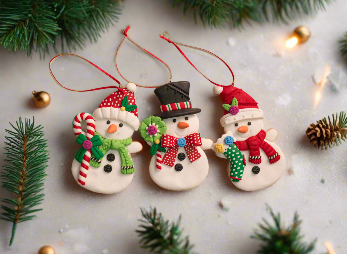 Snowy Friends Christmas Ornaments