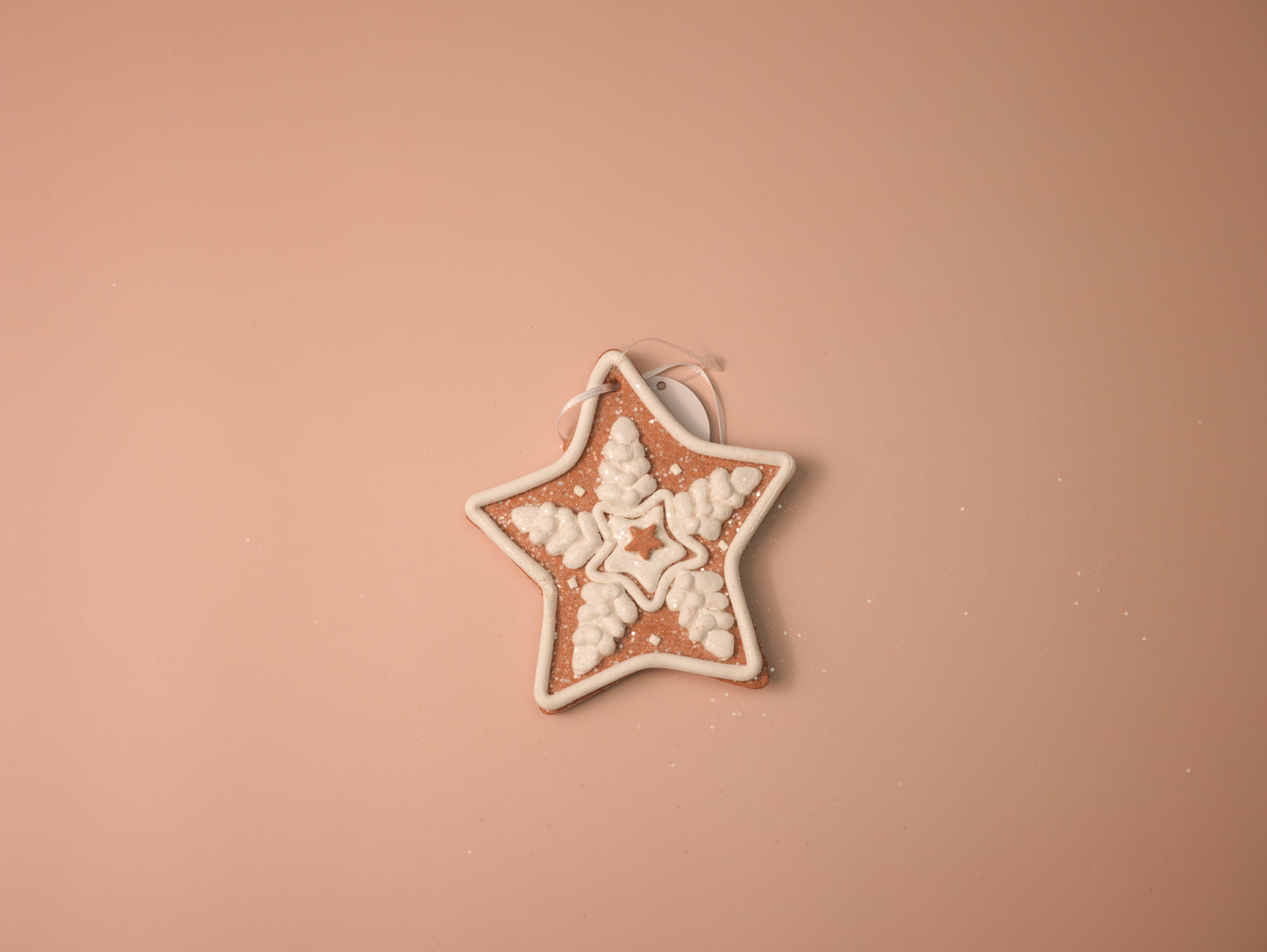 Iced Gingerbread Cookie Ornaments