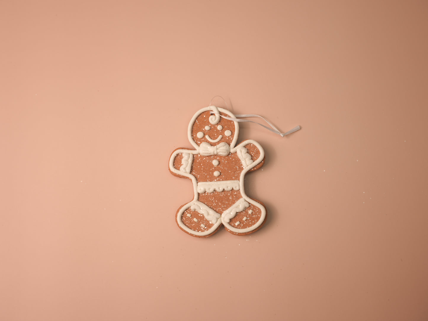 Iced Gingerbread Cookie Ornaments