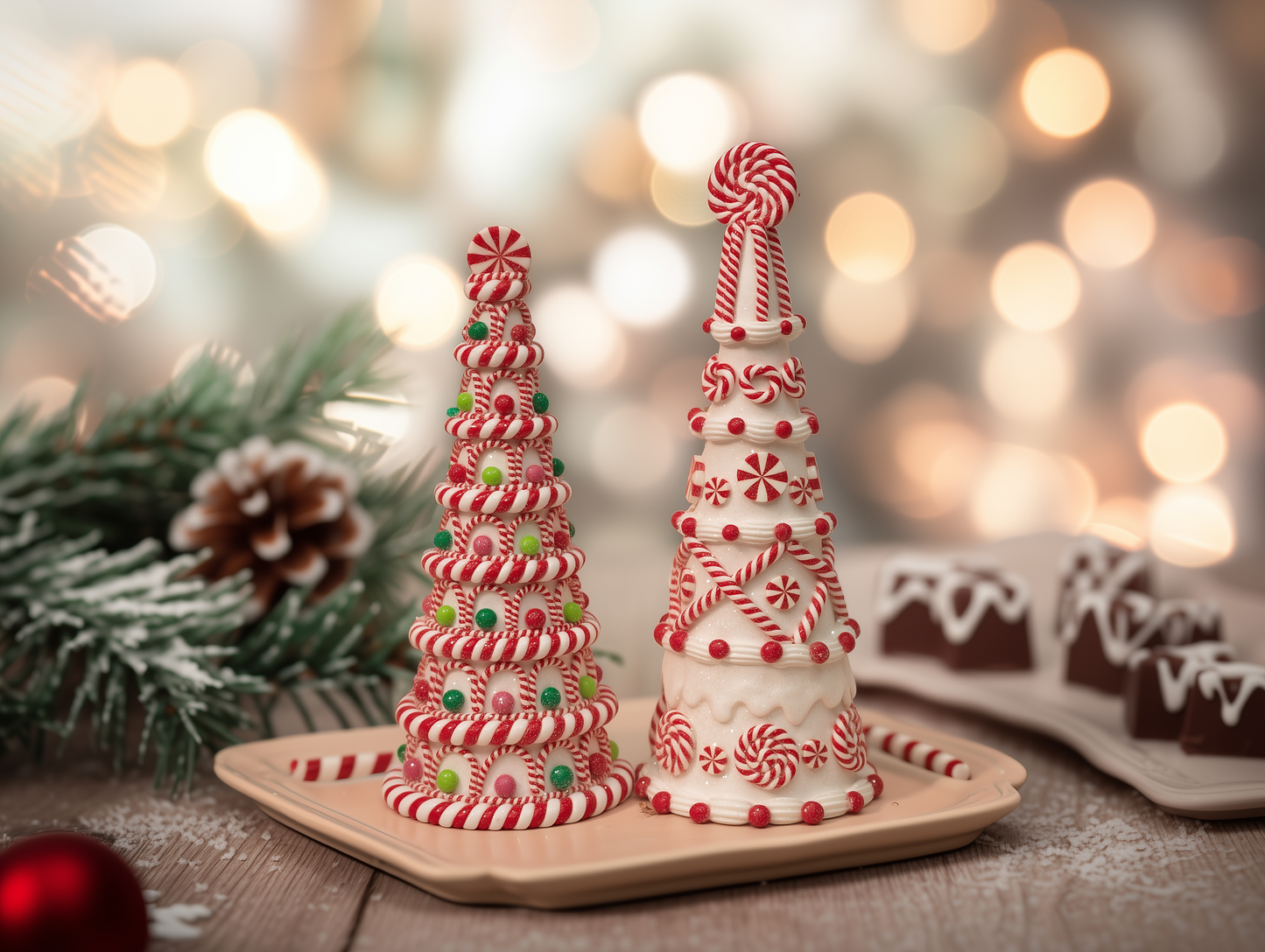 Peppermint Candy Christmas Trees