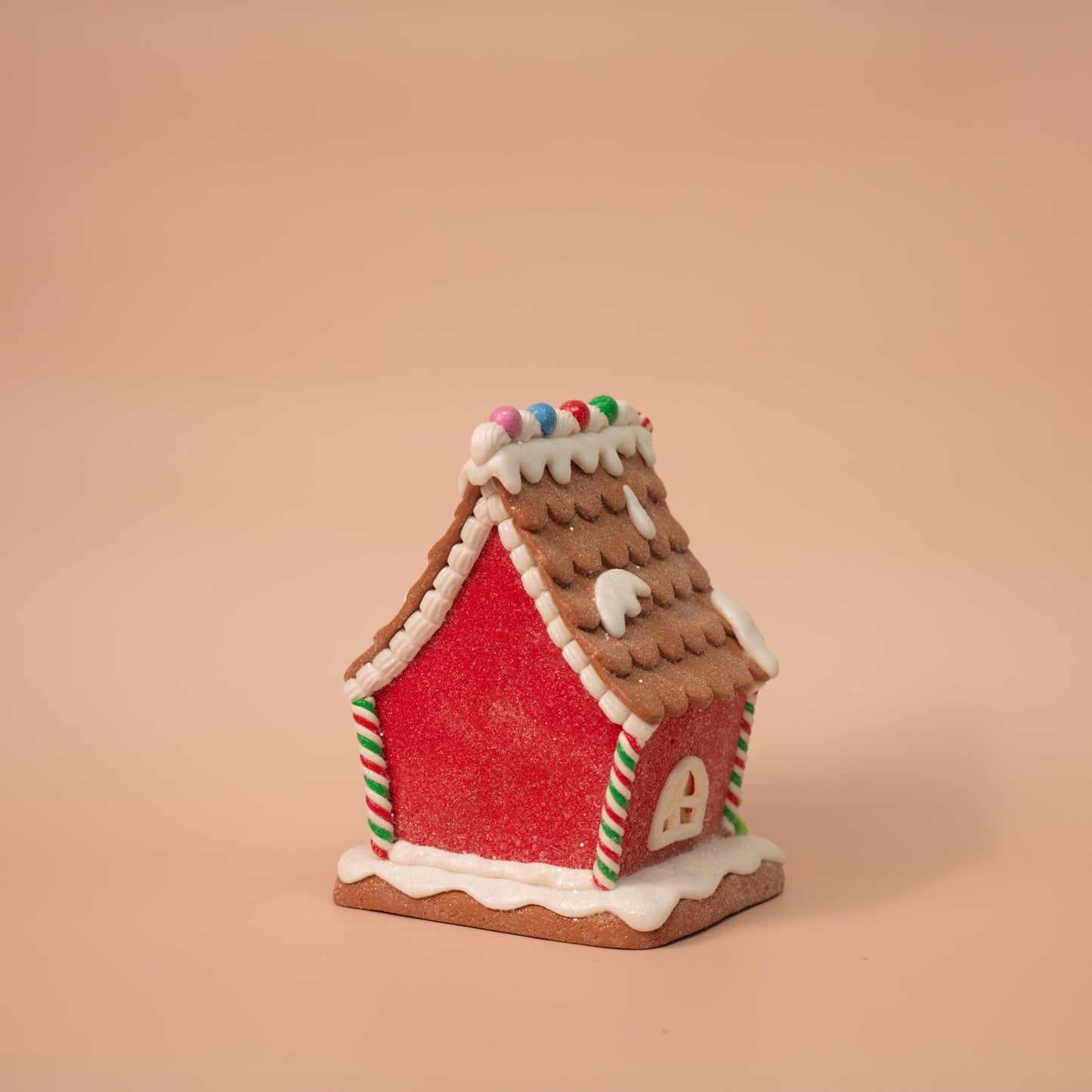 Santa & Gingerbread Light-Up Houses