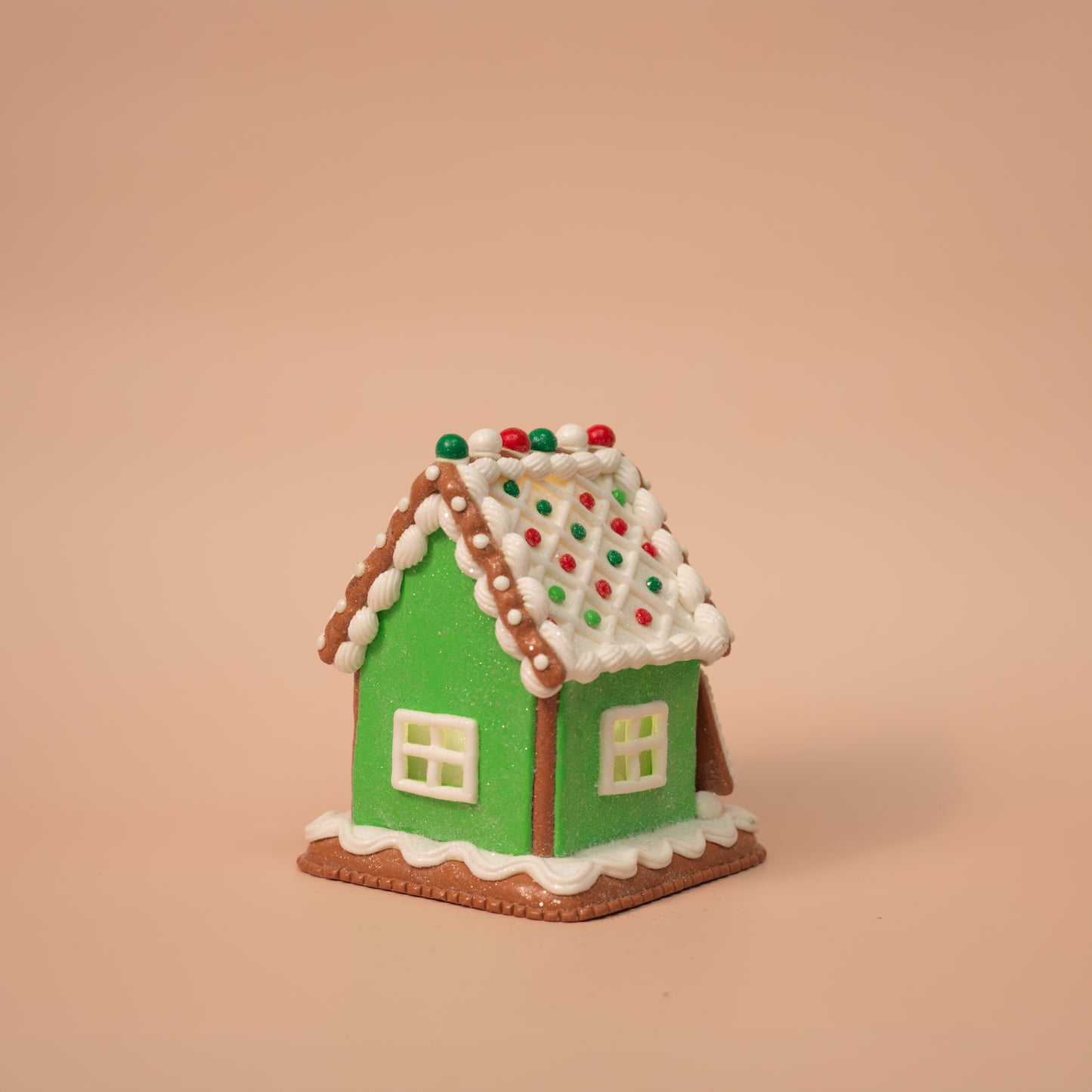Holiday Light-Up Gingerbread Houses