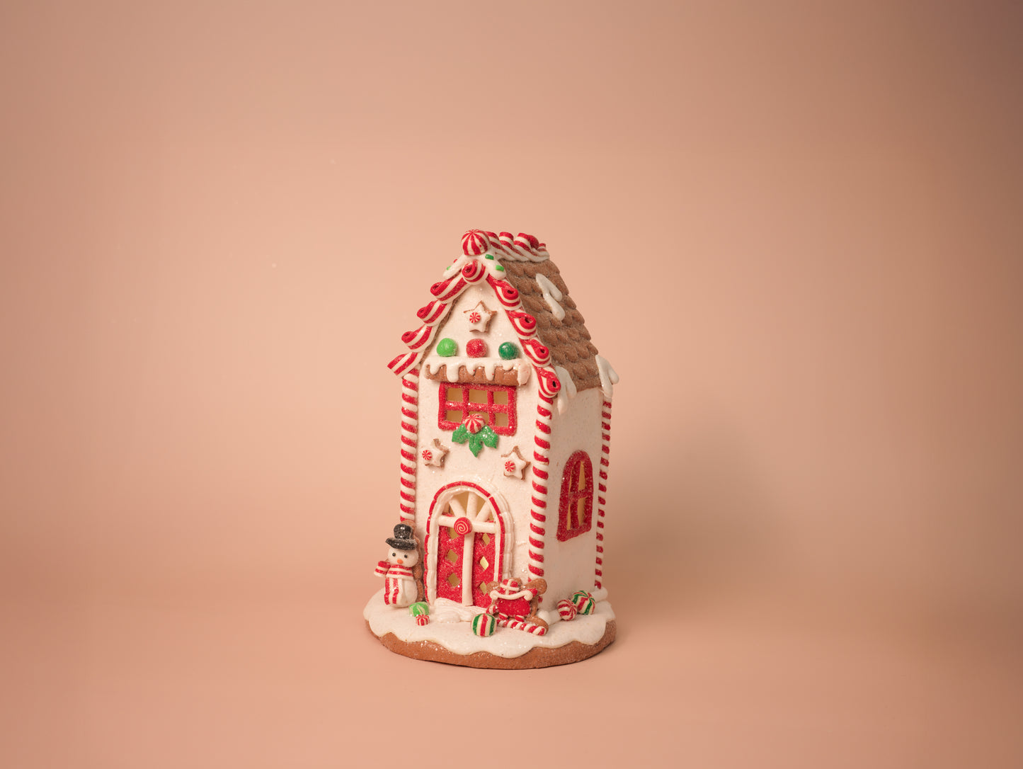 Light-Up Candy Gingerbread Houses
