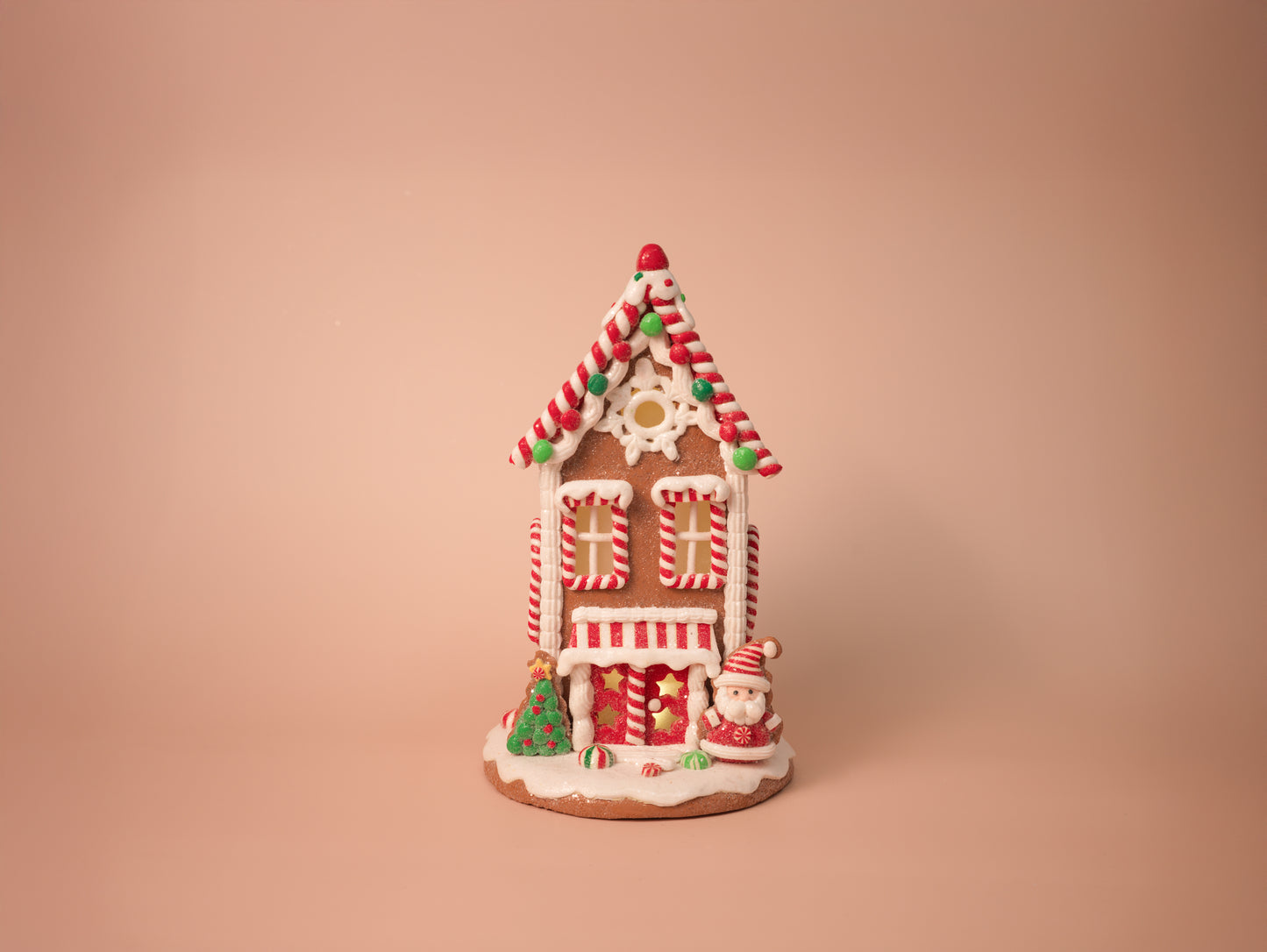 Light-Up Candy Gingerbread Houses
