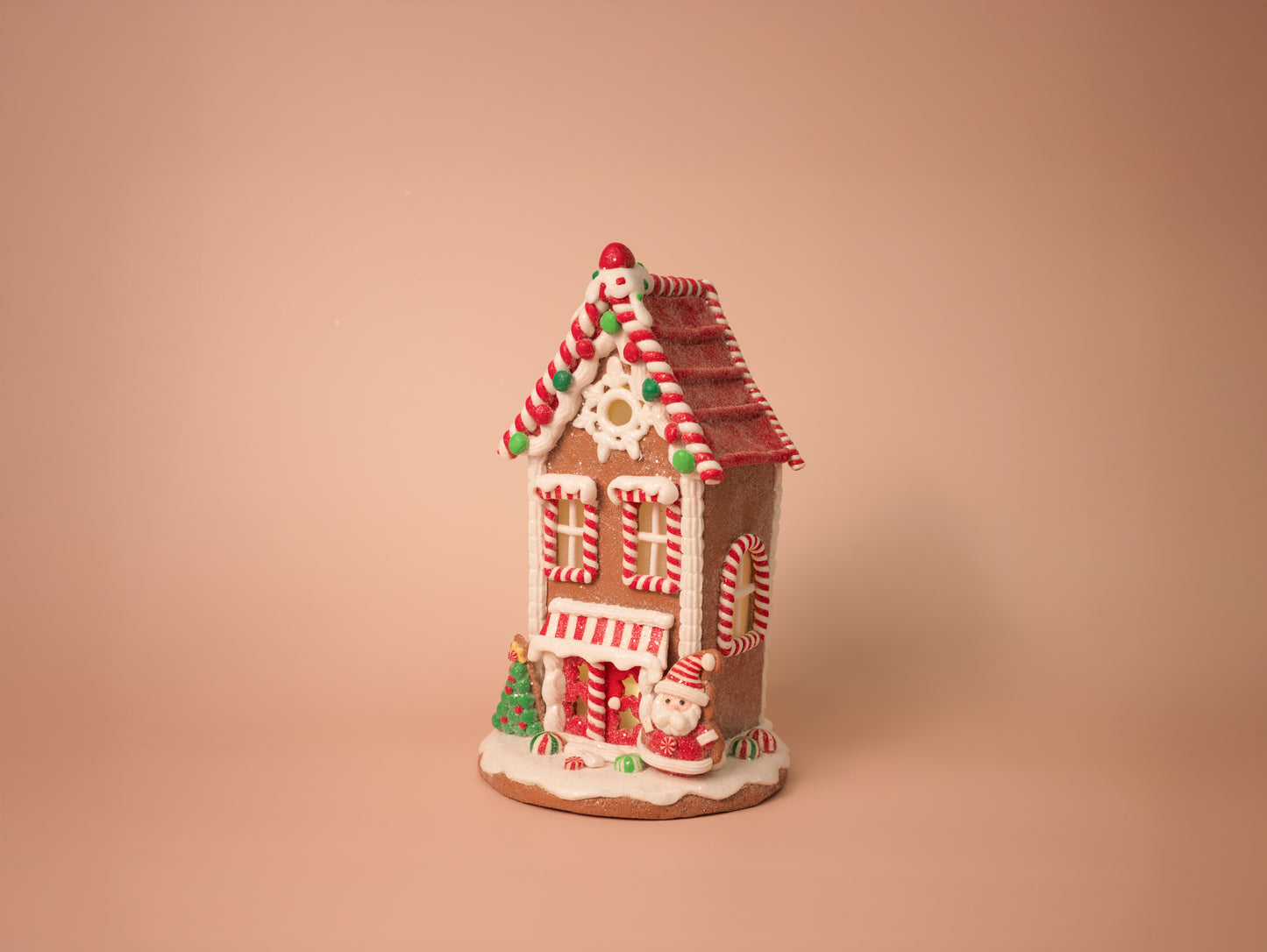 Light-Up Candy Gingerbread Houses