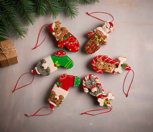 Christmas Pet Ornaments - Cats & Dogs