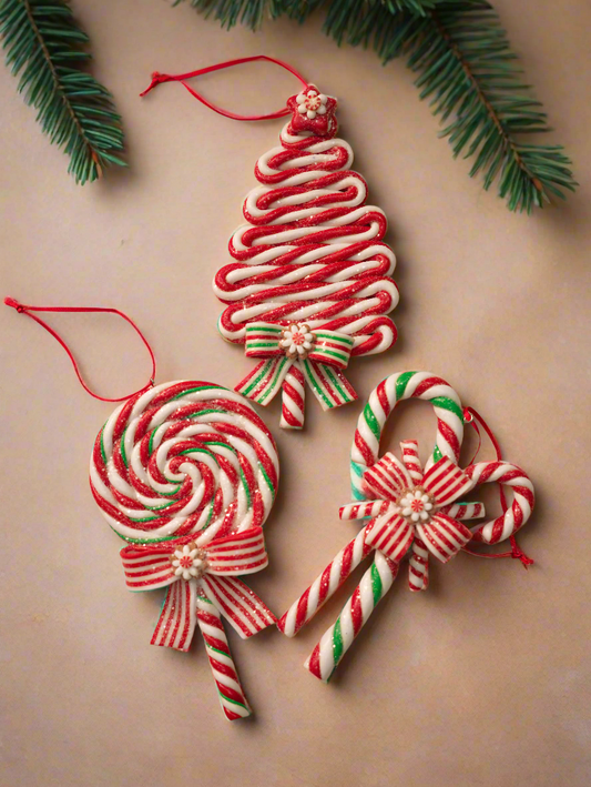 Peppermint Candy Ornaments