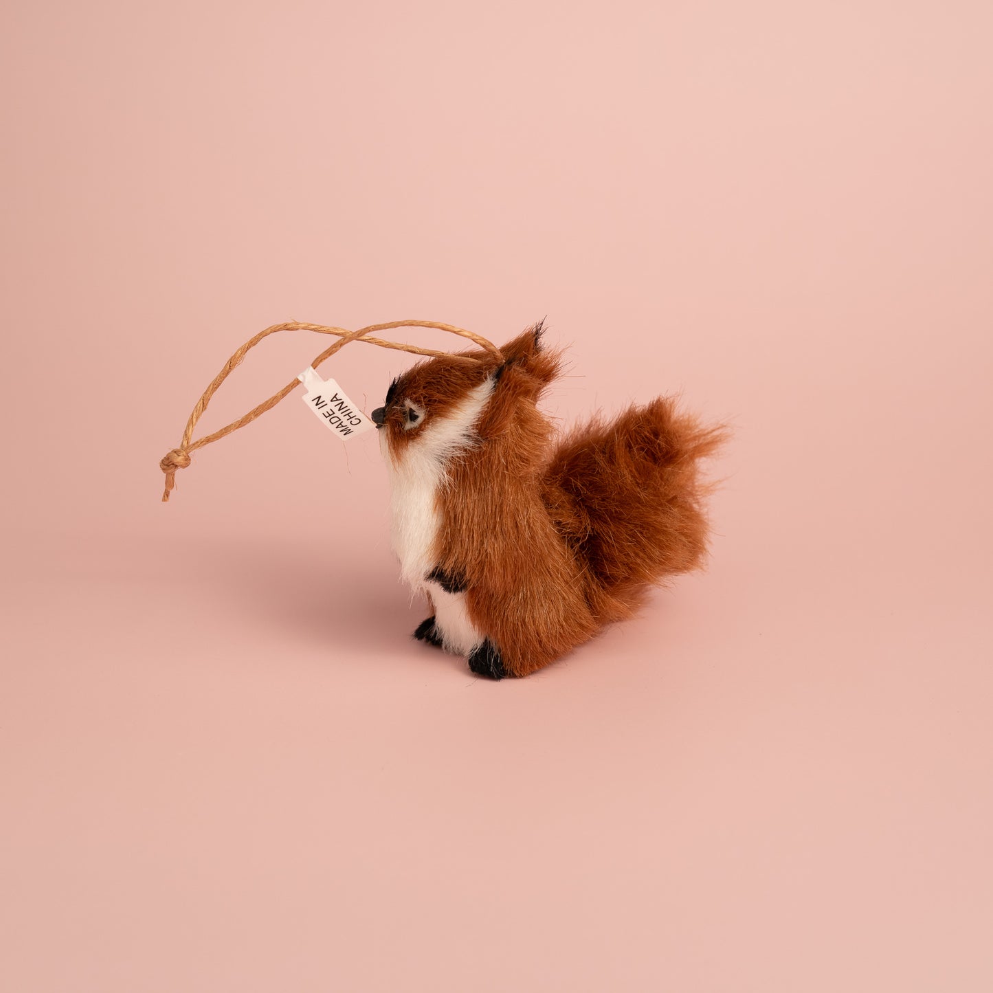 Brown Squirrel Christmas Hanging Ornament