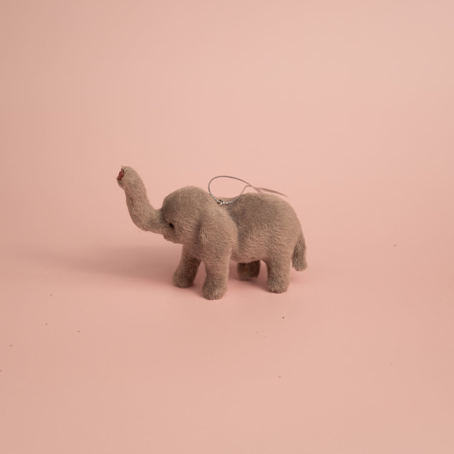 Grey Elephant Christmas Hanging Ornament