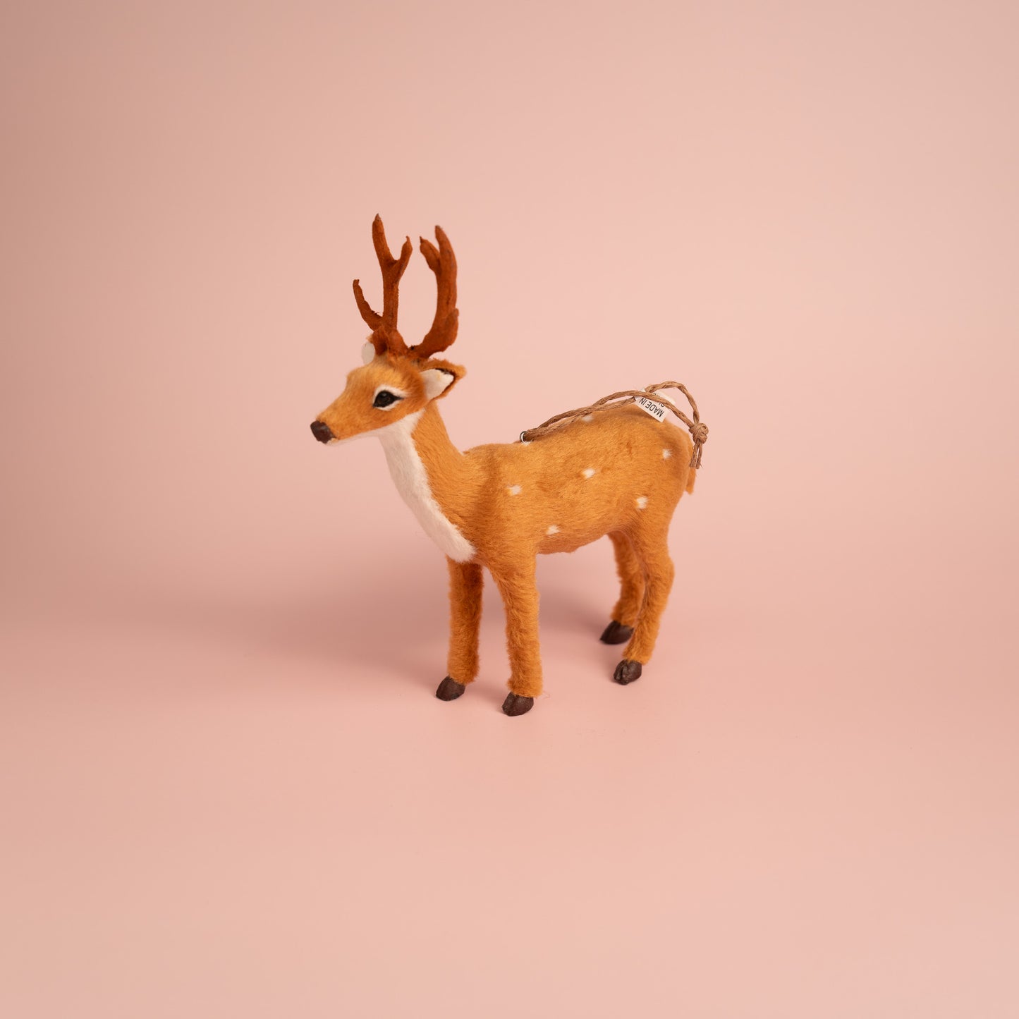 Brown Reindeer Christmas Hanging Ornament