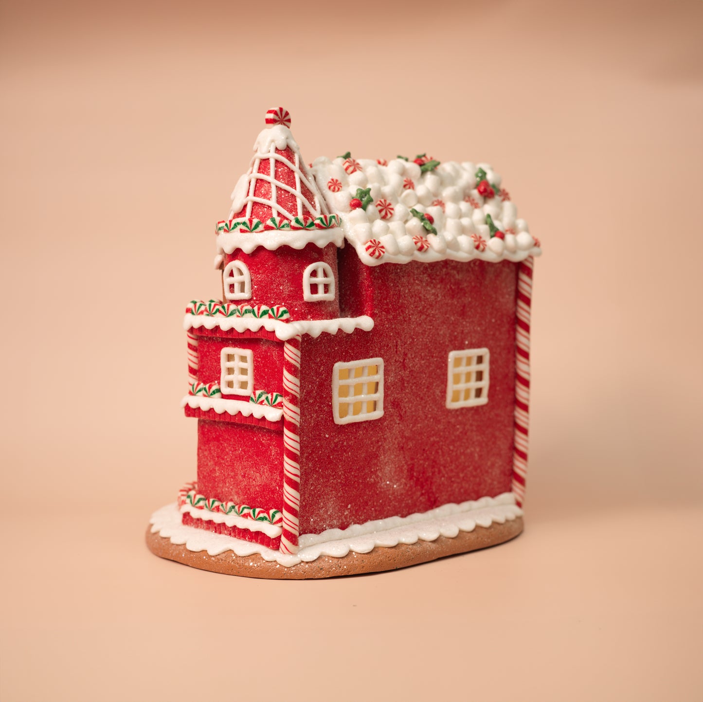 Grand Gingerbread Mansion Light-Up Decoration