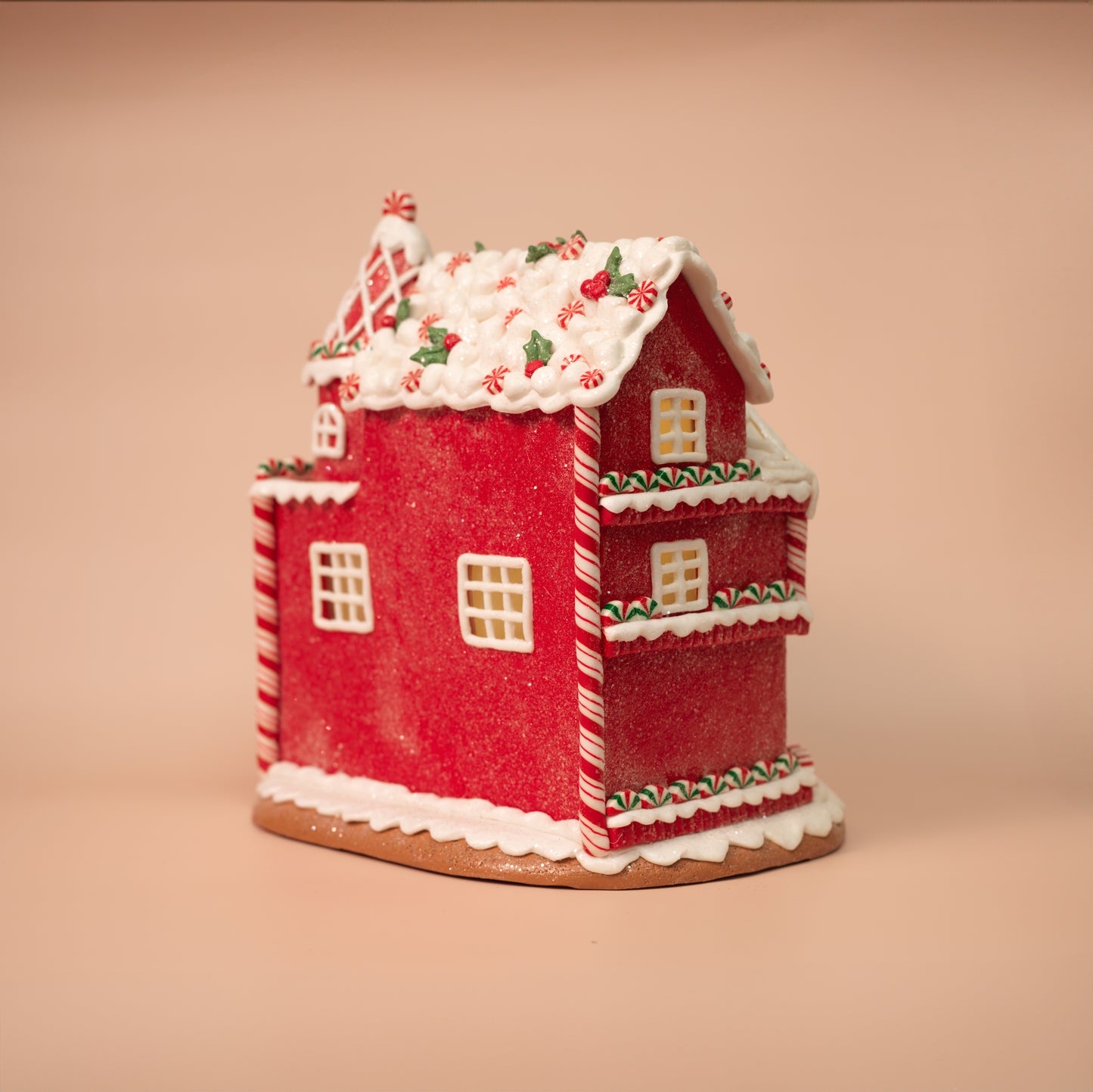 Grand Gingerbread Mansion Light-Up Decoration