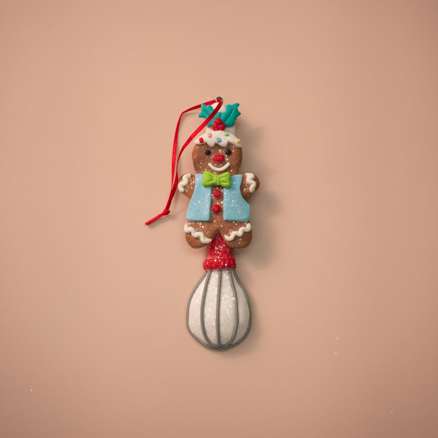 Gingerbread Chef Ornaments with Whisk & Spatula