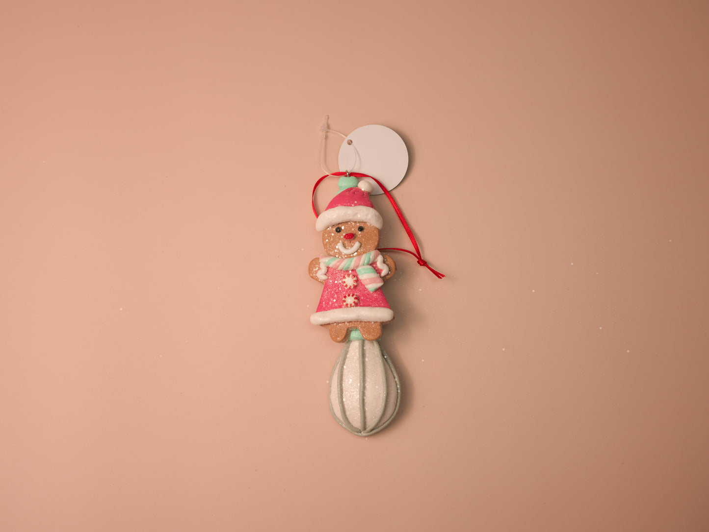 Gingerbread Pastel Kitchen Tool Ornaments