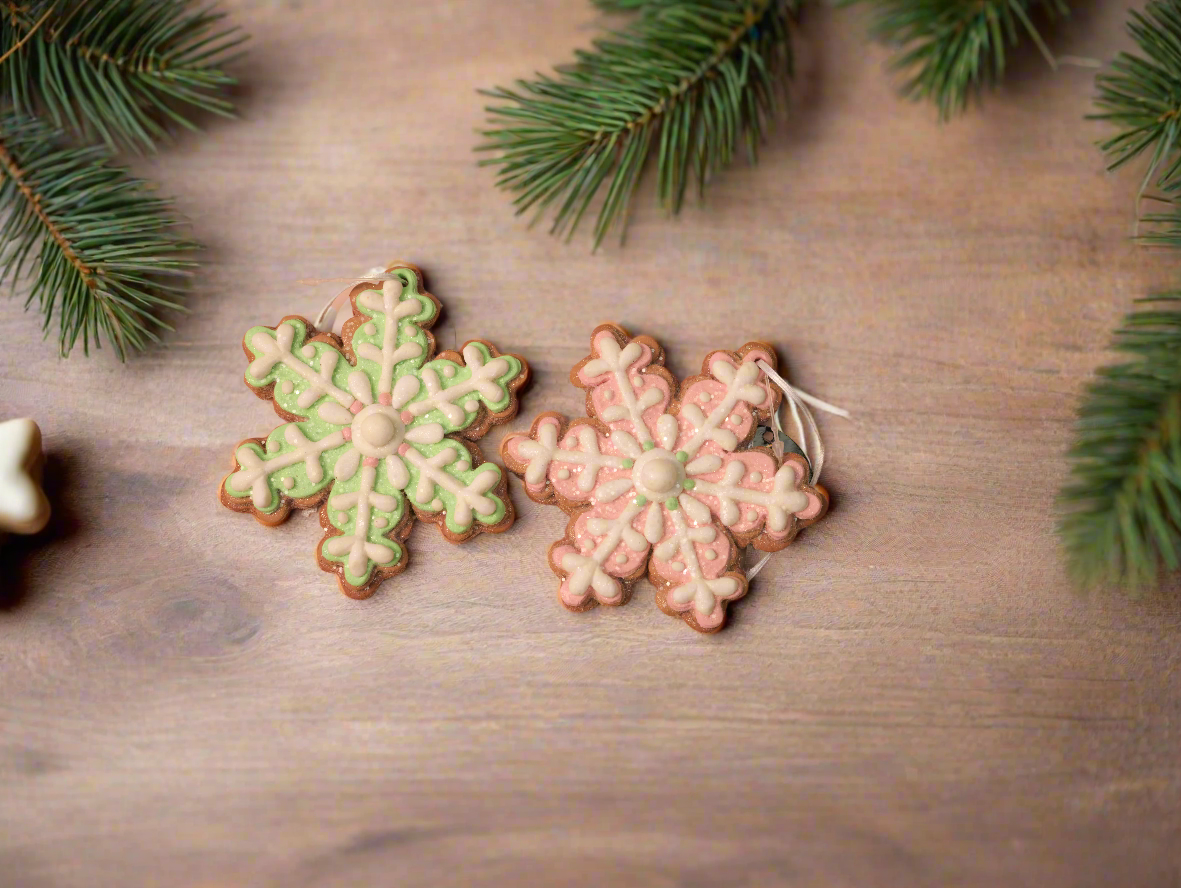 Pastel Snowflakes Ornaments