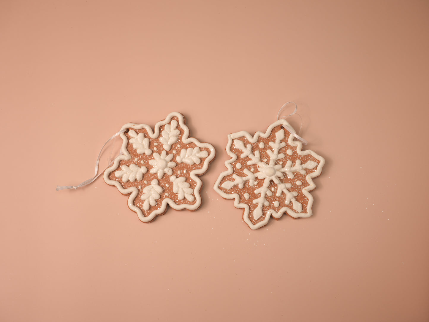 White Snowflakes Ornaments