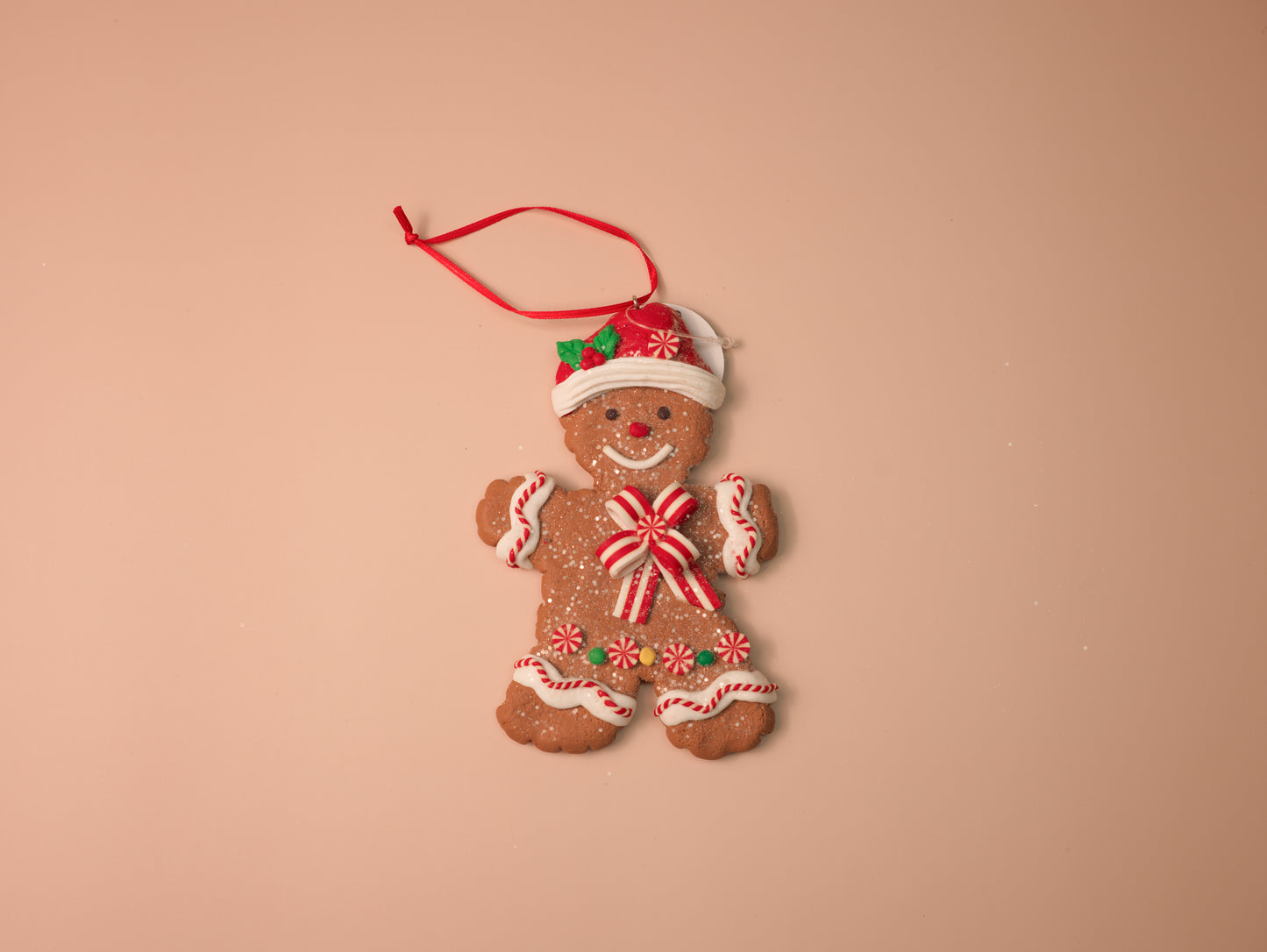 Christmas Hat Gingerbread People Ornaments