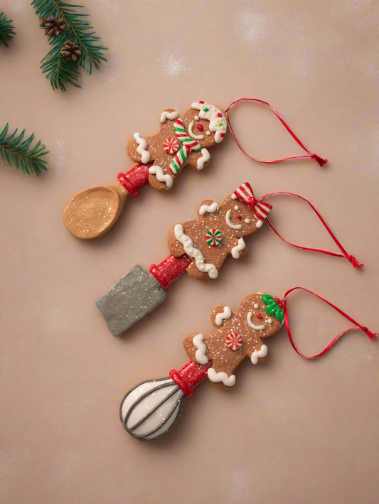 Gingerbread Kitchen Tool Ornaments