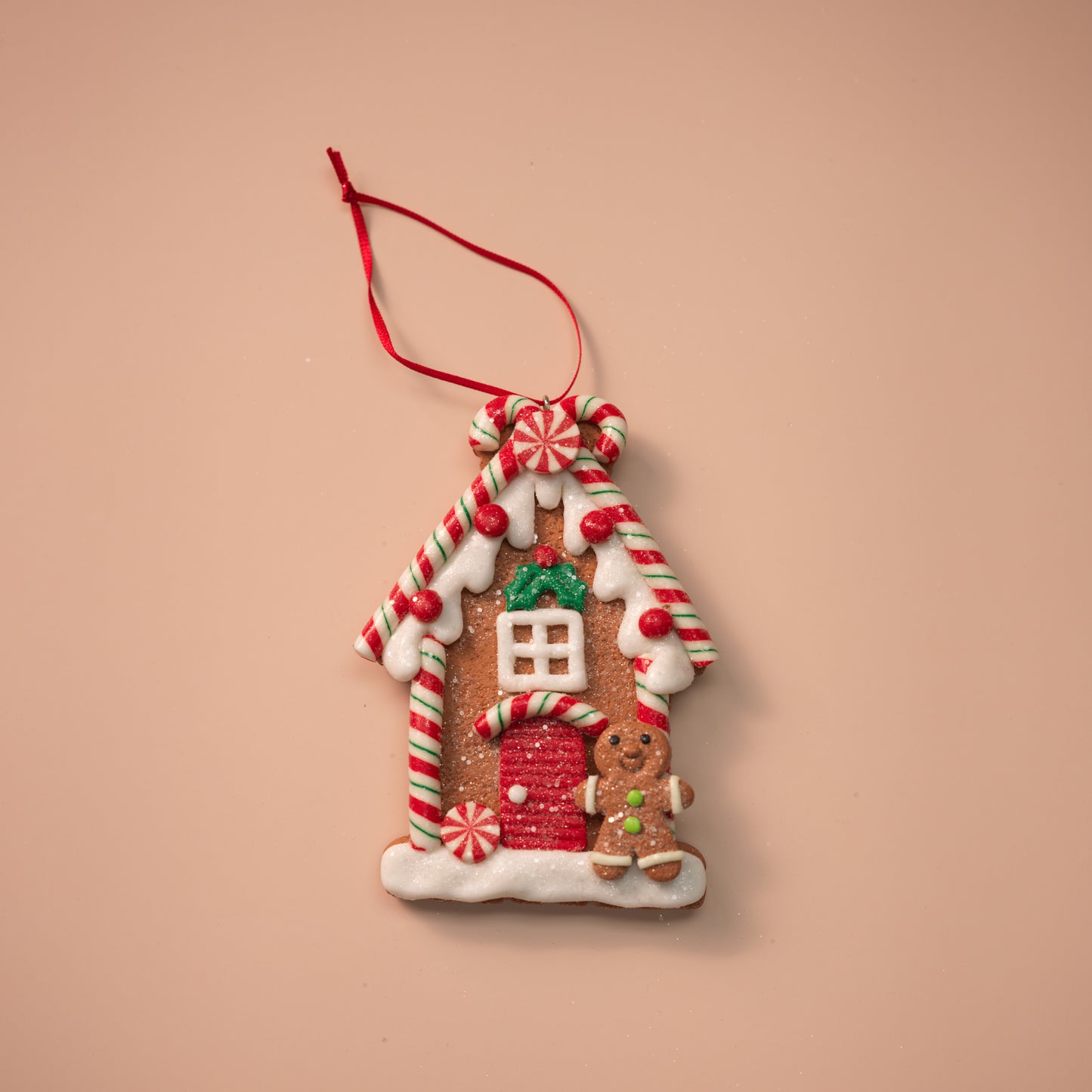 Gingerbread House Ornaments with Gingerbread People