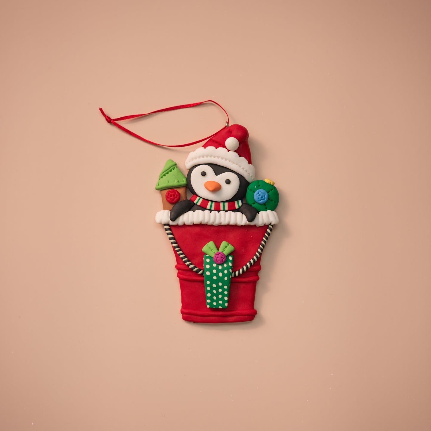 Christmas Character Bucket Ornaments