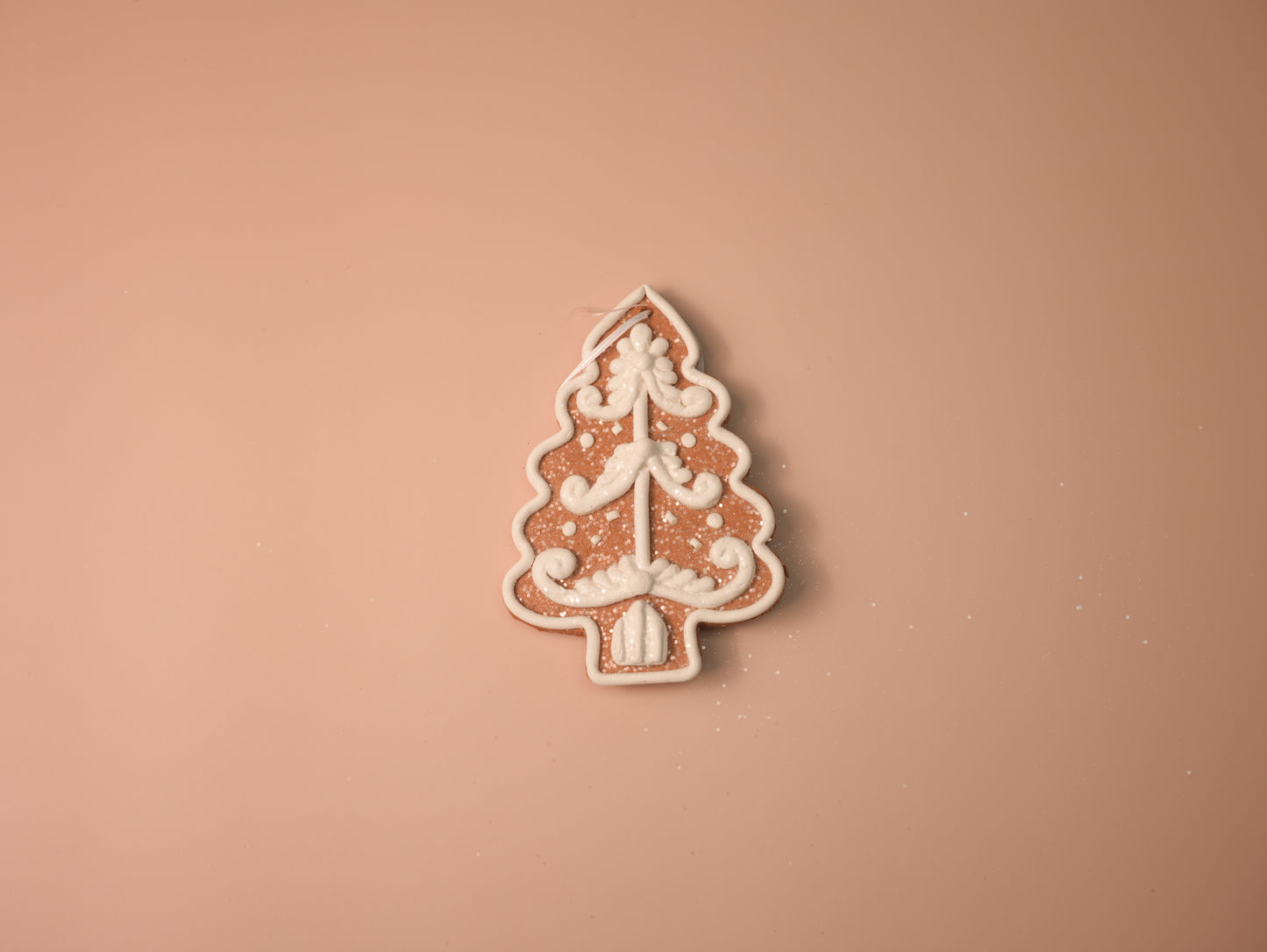 Iced Gingerbread Cookie Ornaments