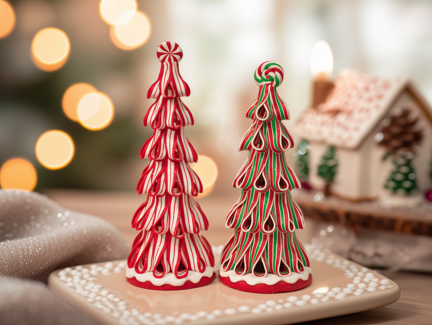 Candy Ribbon Christmas Trees