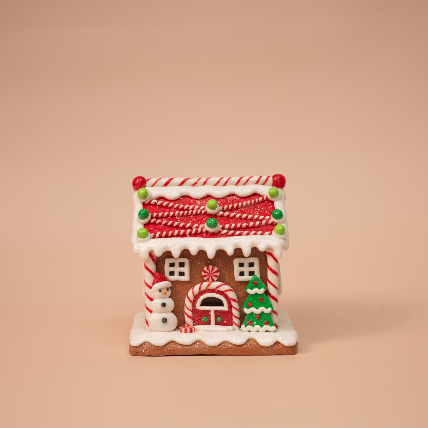 Candy Lane Light-Up Gingerbread Houses