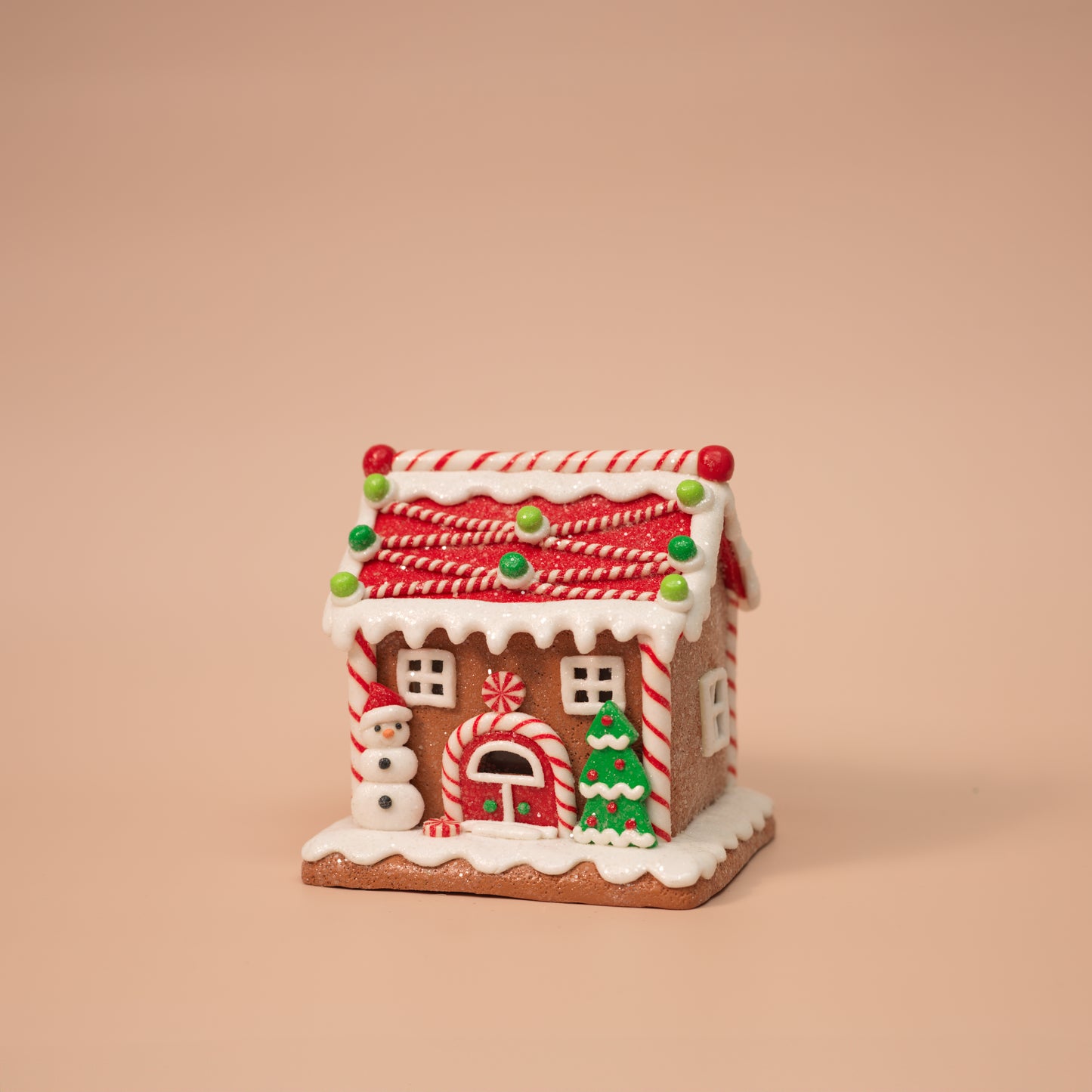 Candy Lane Light-Up Gingerbread Houses