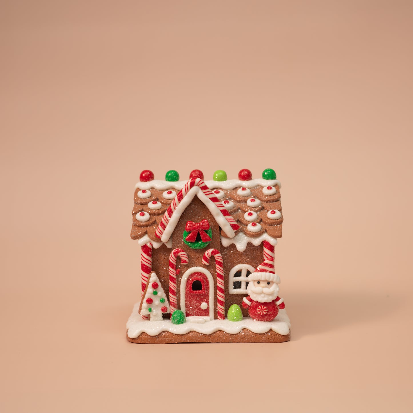 Candy Lane Light-Up Gingerbread Houses