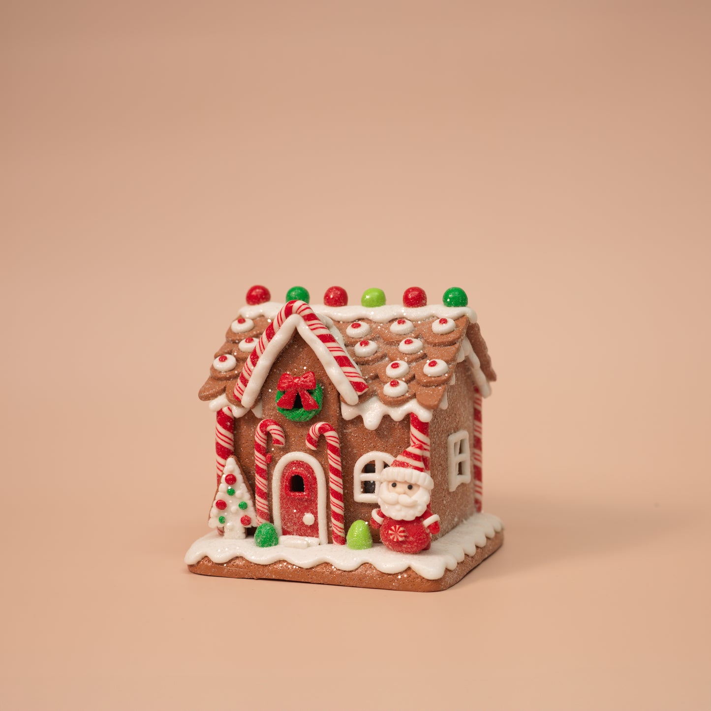 Candy Lane Light-Up Gingerbread Houses