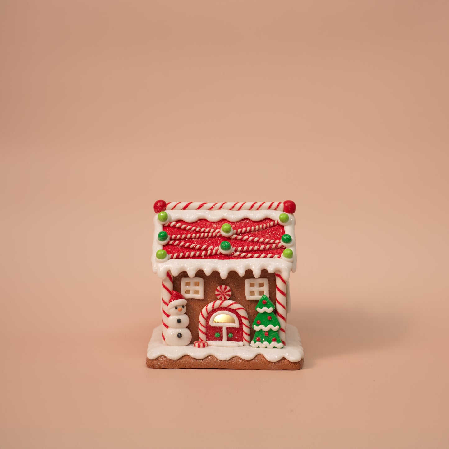 Candy Lane Light-Up Gingerbread Houses