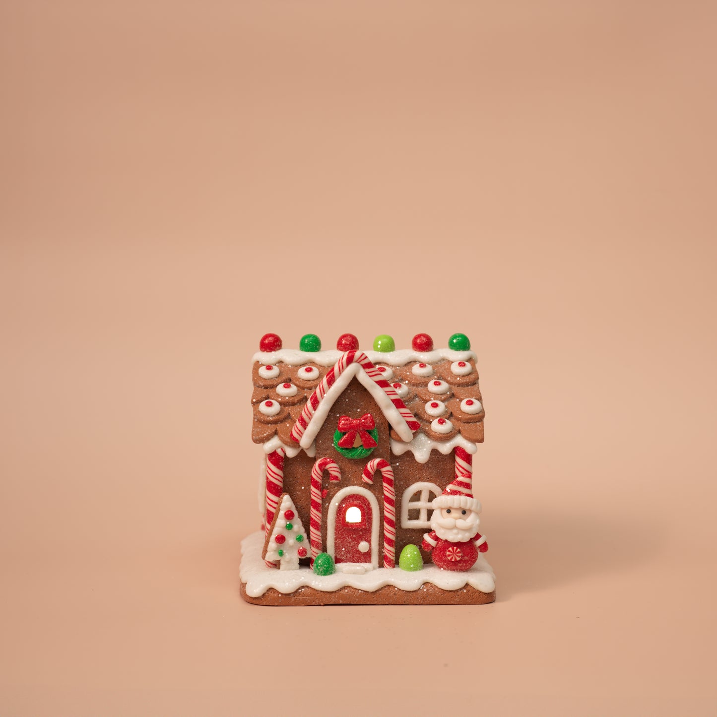 Candy Lane Light-Up Gingerbread Houses