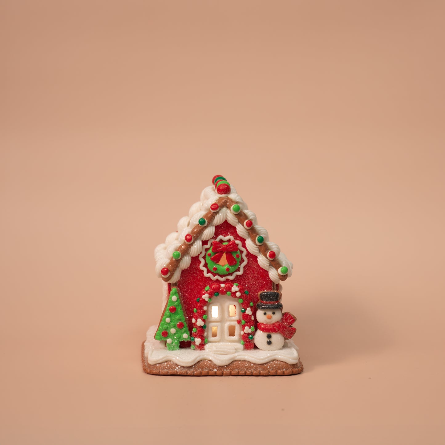 Holiday Light-Up Gingerbread Houses