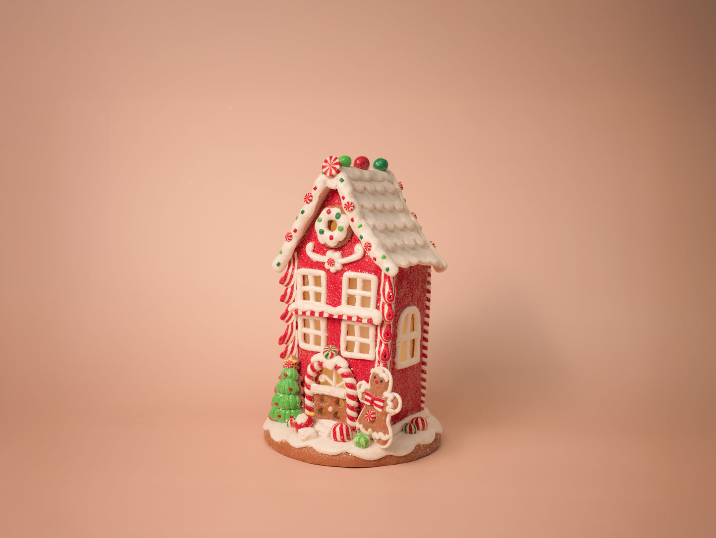 Light-Up Candy Gingerbread Houses