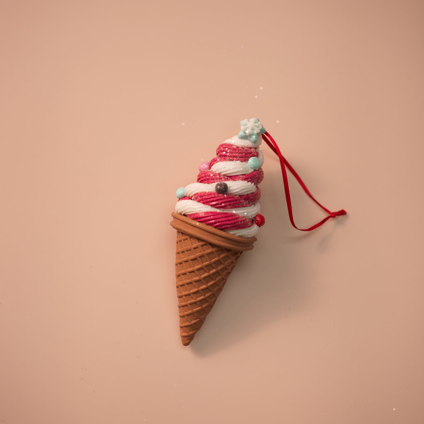 Frosty Ice Cream Cone Ornaments