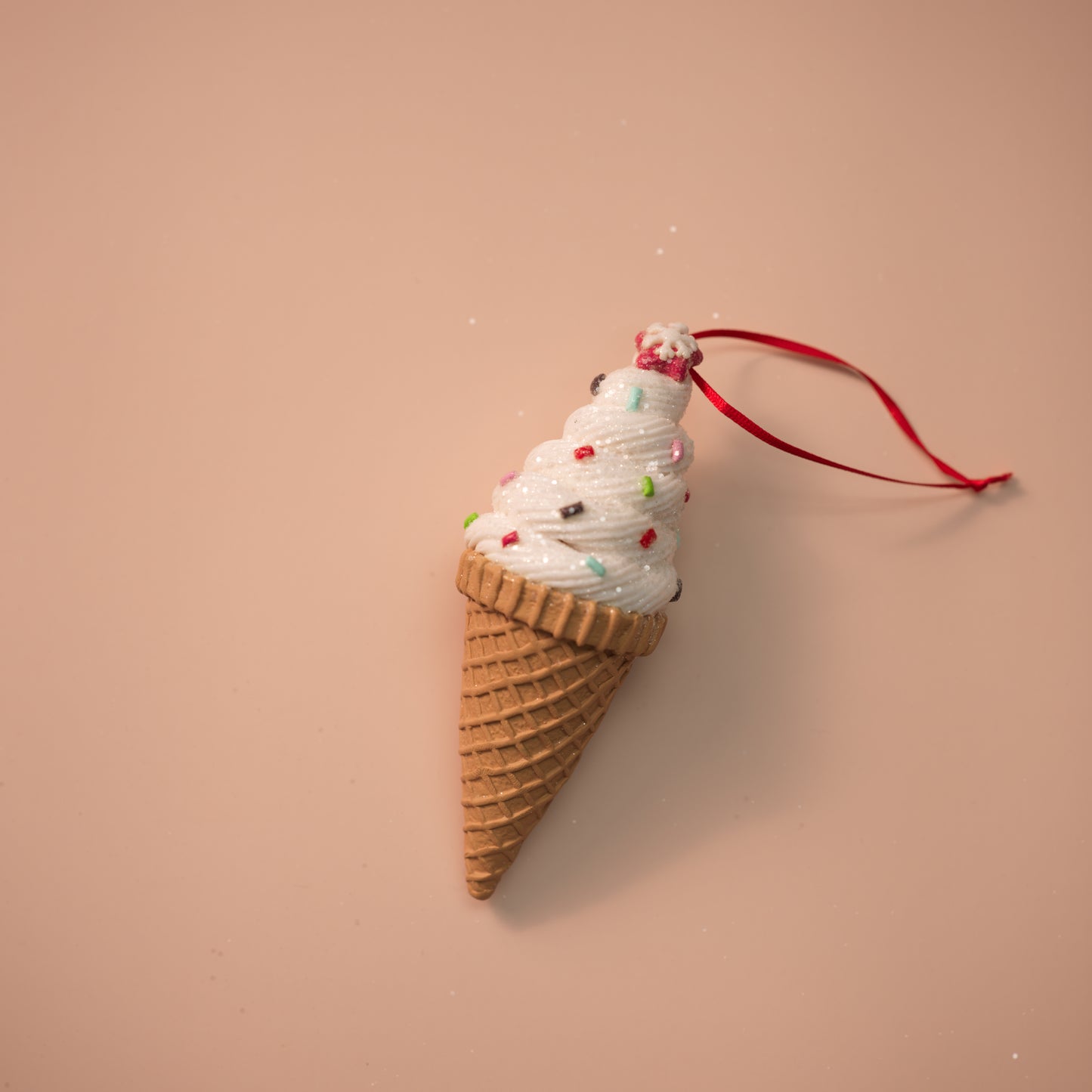 Frosty Ice Cream Cone Ornaments