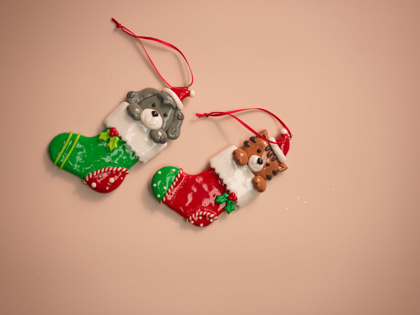 Christmas Pet Ornaments - Cats & Dogs