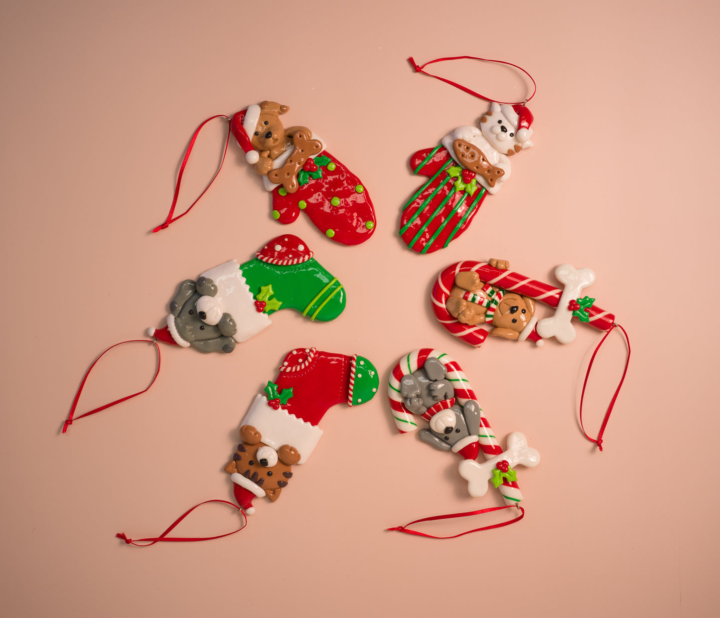 Christmas Pet Ornaments - Cats & Dogs
