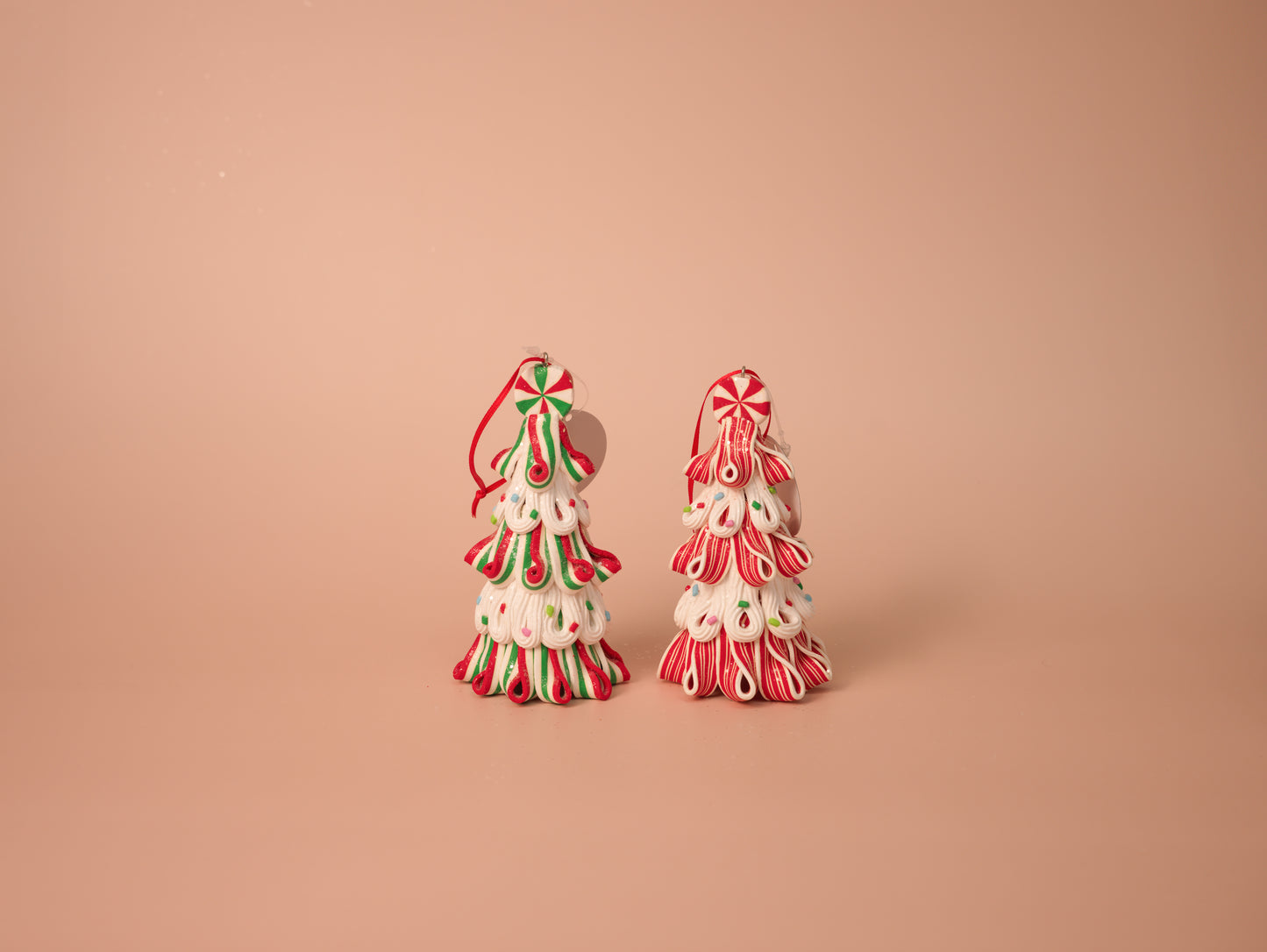 Peppermint Candy Christmas Tree Ornaments