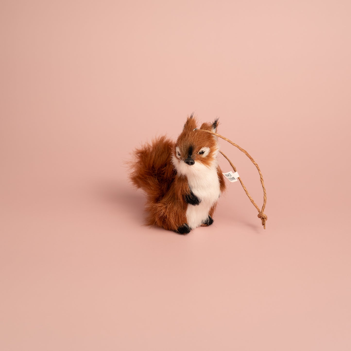 Brown Squirrel Christmas Hanging Ornament