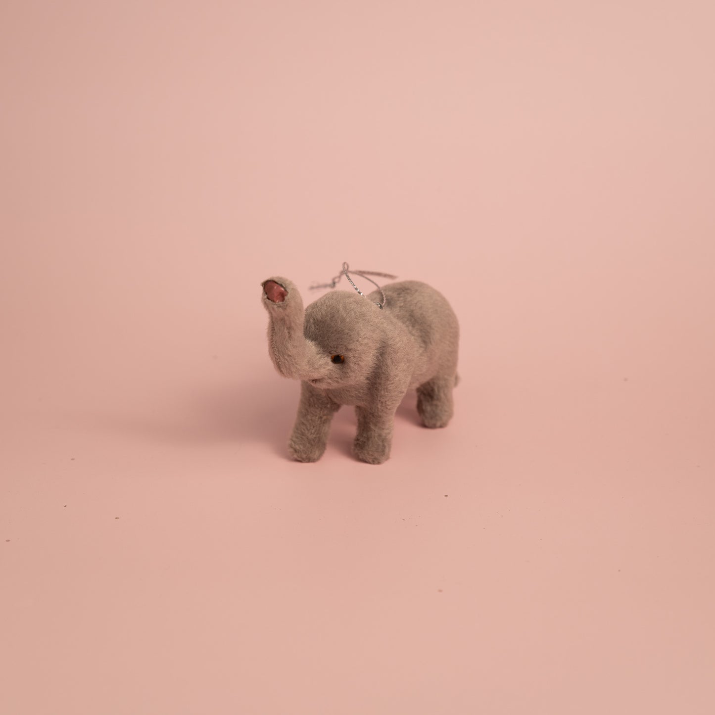 Grey Elephant Christmas Hanging Ornament